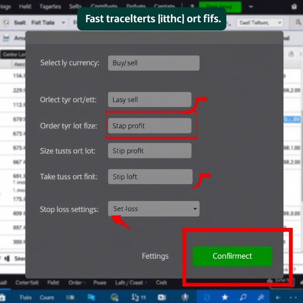 How to place an order for foreign exchange transactions